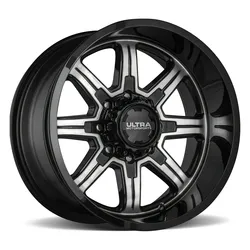 ULTRA 229U MENACE 20X10 SATIN BLACK